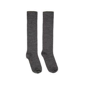 LAUREN MANOOGIAN SOCKS, ONE SIZE, CHARCOAL GREY